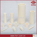 high hardness al2o3 material ceramic tube product with ISO certification